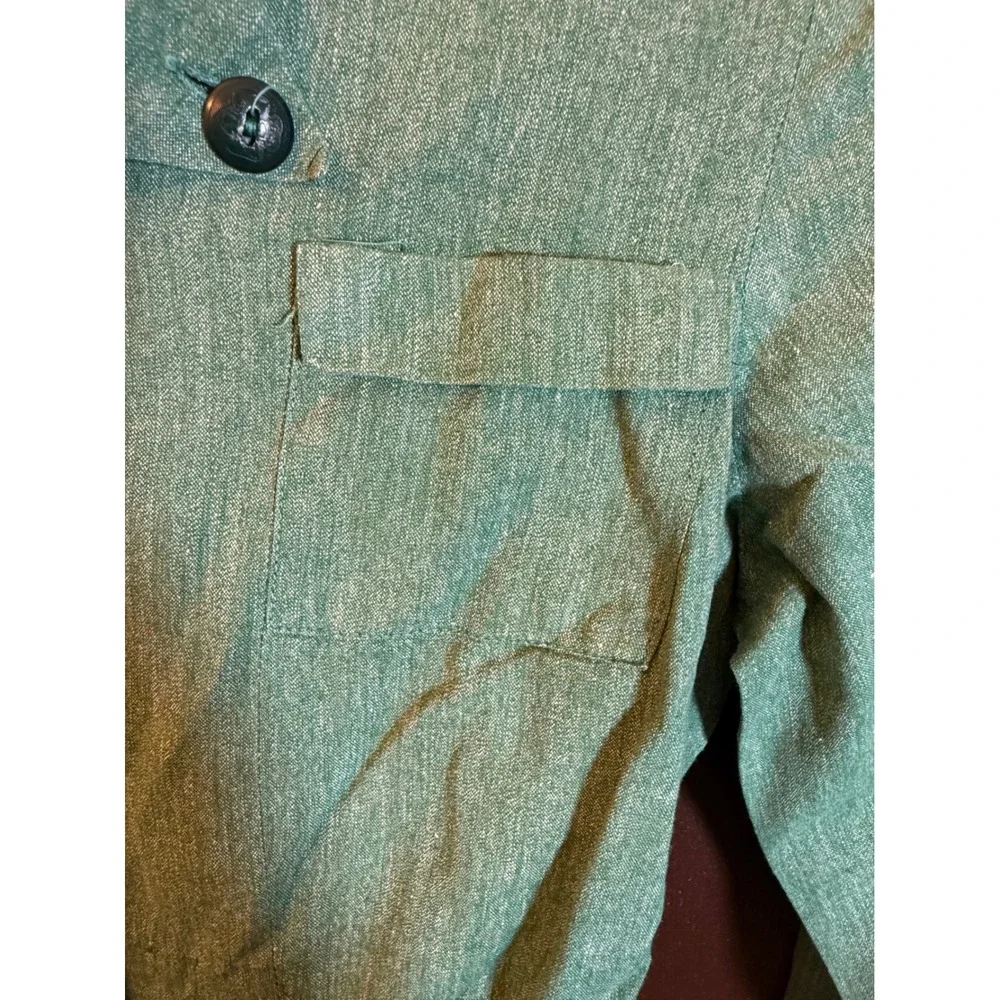 Vintage‎ Girl Scout Uniform Dress Patches Emblems Green Girls Kids Costume